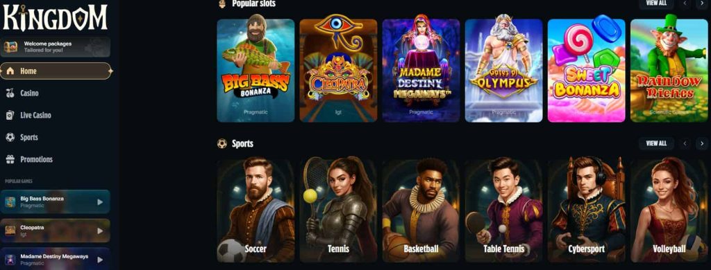 kingdom casino review